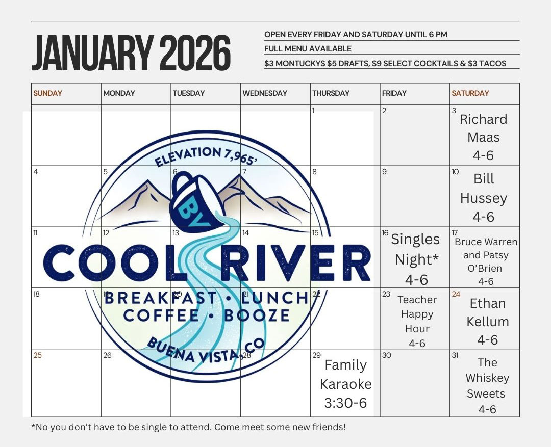 cool river bv january calendar